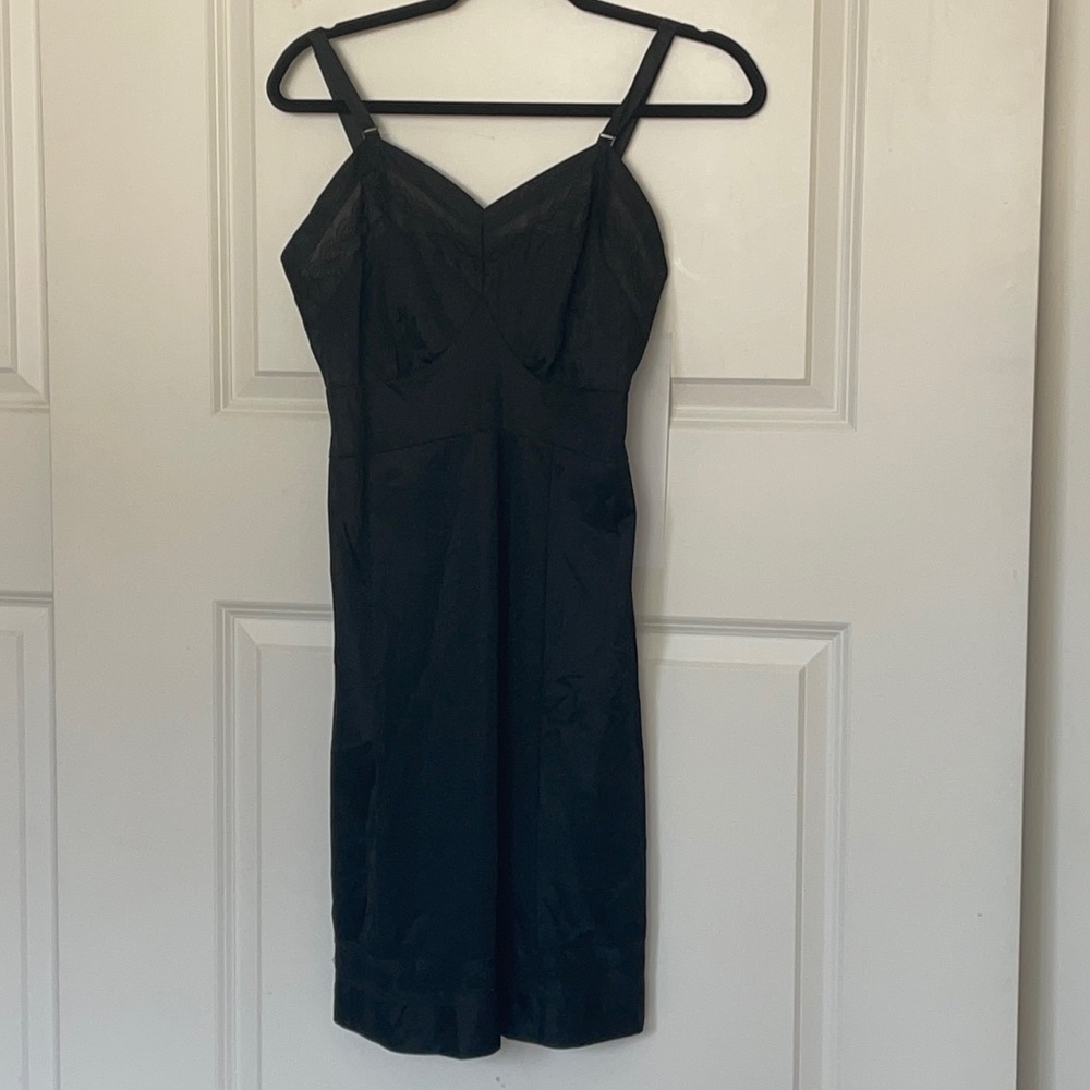 Vintage Vardon Black Full Slip Small Retro - Picture 1 of 8